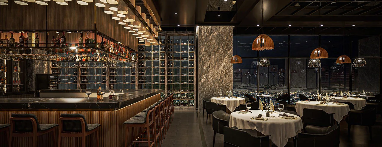 J Tower 3, restoran i bar u zgradi, render developera