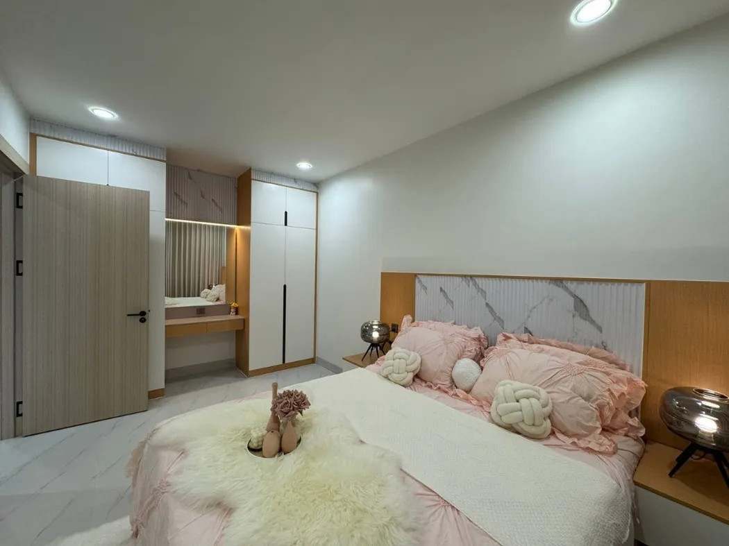Kingston Royale, spavaća soba u oglednom stanu, fotografija developera