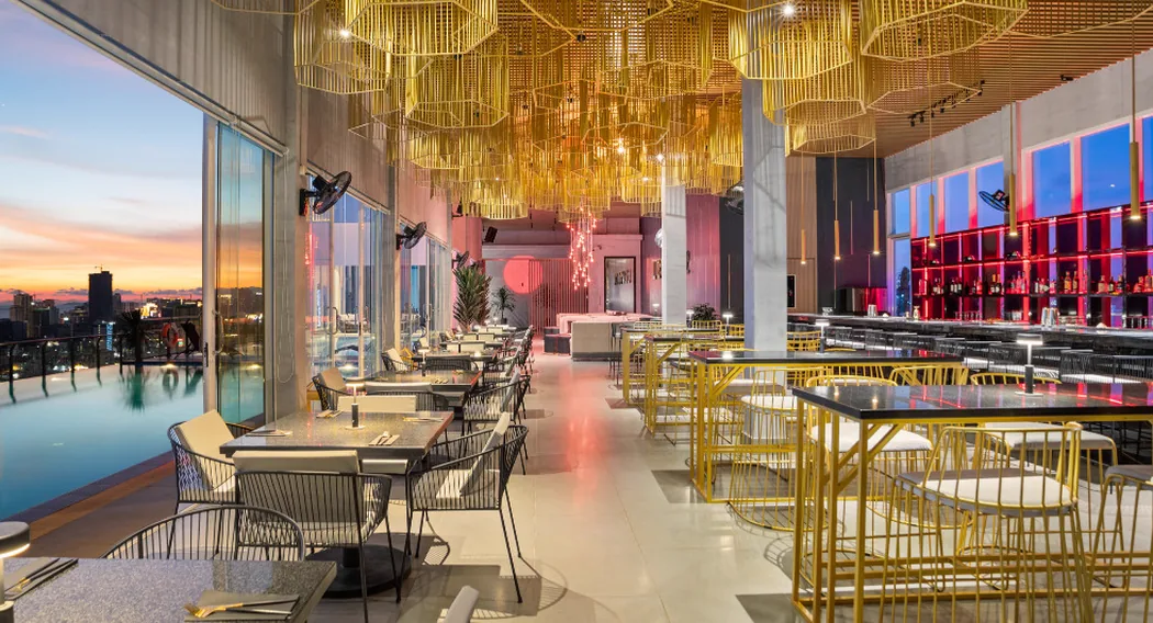 LZ Sea View Premium, klub i restoran u zgradi, render developera