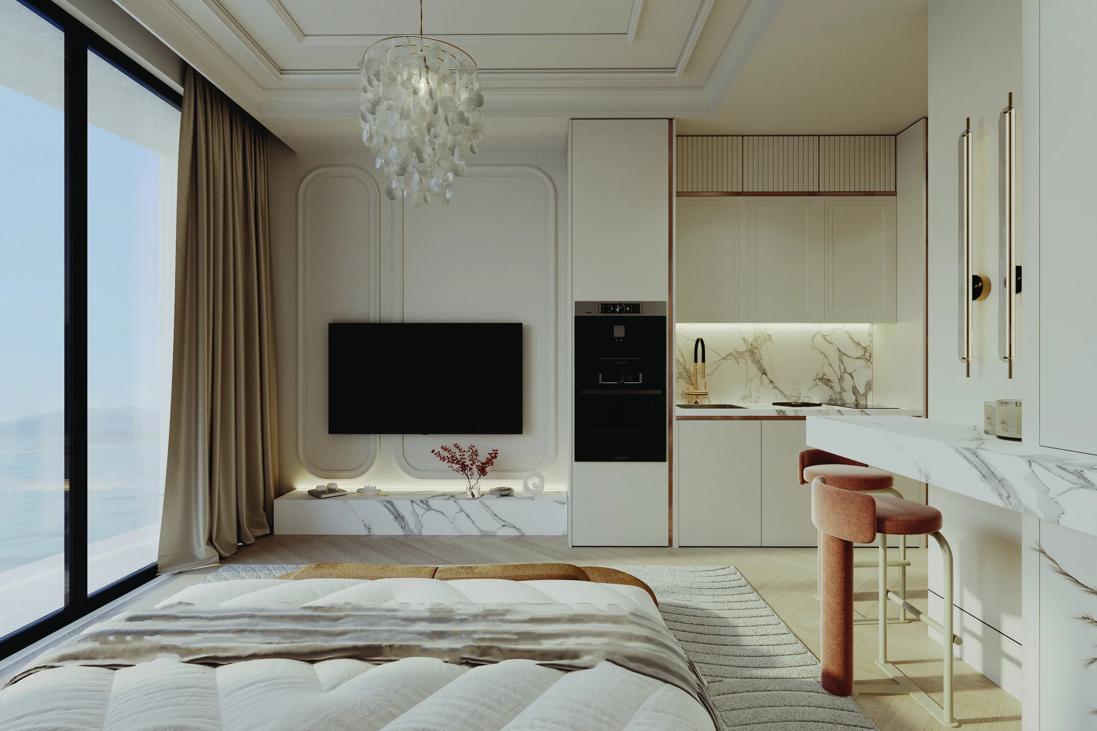 Dnevna soba, render Time Square 10