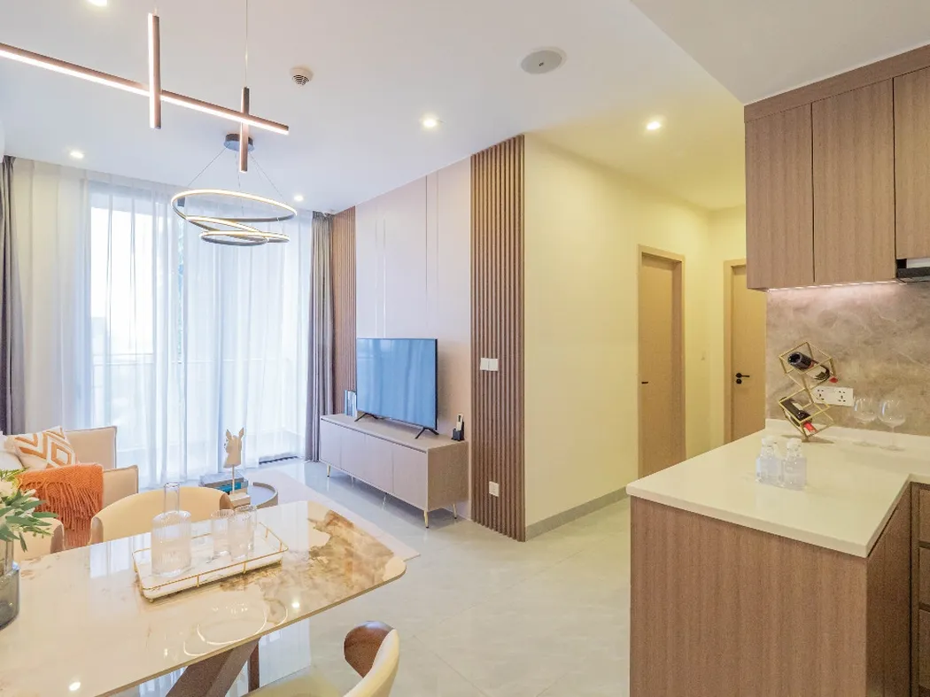 UC88 Wyndham Garden, dnevna soba u oglednom stanu, fotografija developera