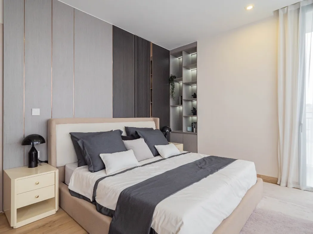 UC88 Wyndham Garden, spavaća soba u oglednom stanu, fotografija developera